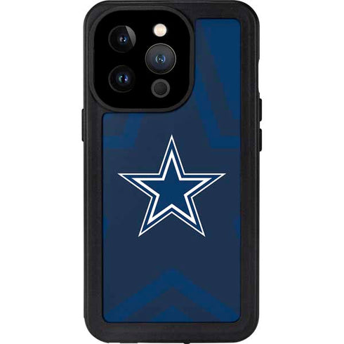 NFL Dallas Cowboys Double Vision iPhone 15 Pro Waterproof Case